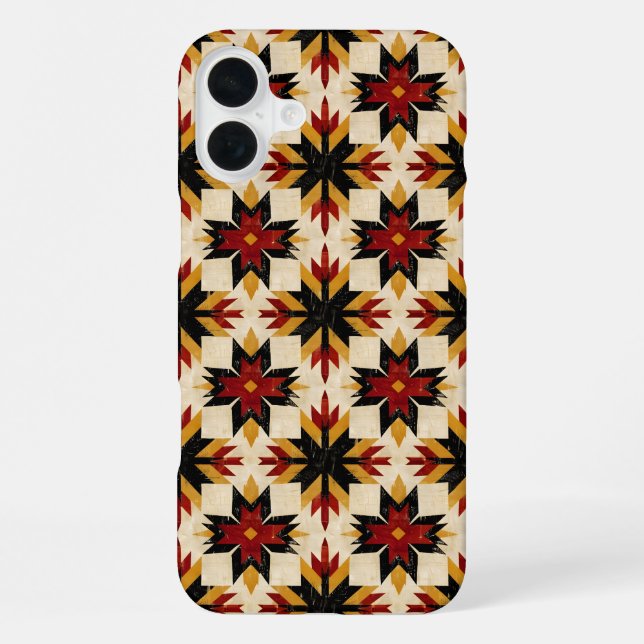 South Western tiled pattern iPhone  Case (Back)