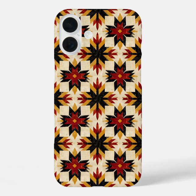South Western tiled pattern iPhone  Case-Mate iPhone Case (Back)