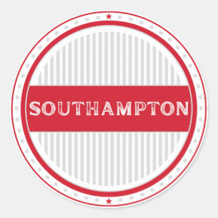 Southampton City Pride Emblem – English Identity Classic Round Sticker