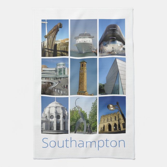 Southampton Tea Towel (Vertical)