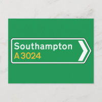 Southampton, UK Road Sign