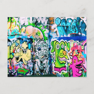Southbank London Graffiti Postcard