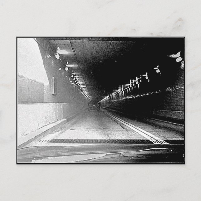 southbound bw postcard (Front)