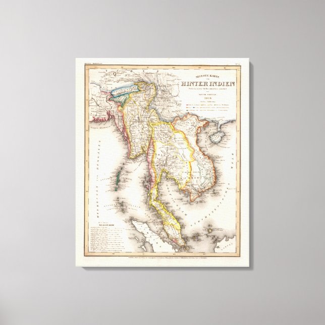 Southeast Asia Canvas Print (Front)