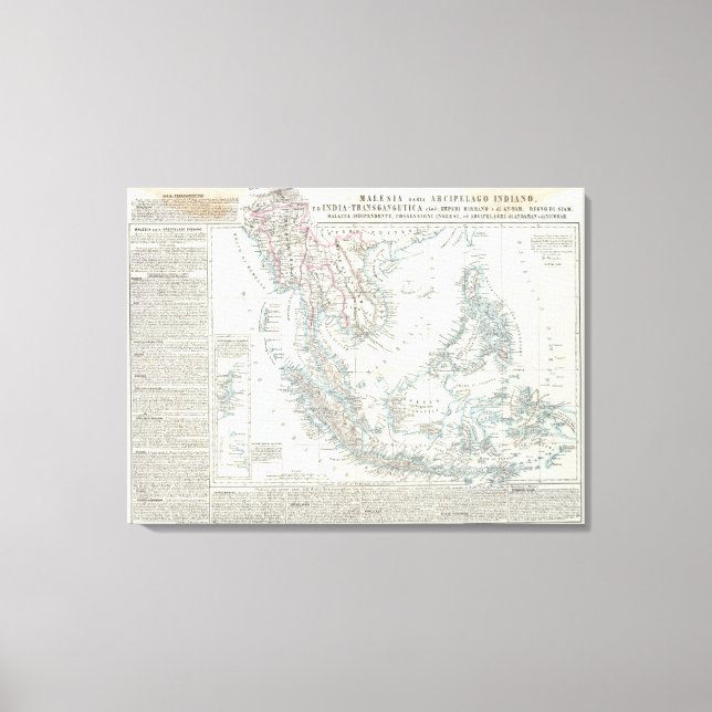 Southeast Asia Canvas Print (Front)