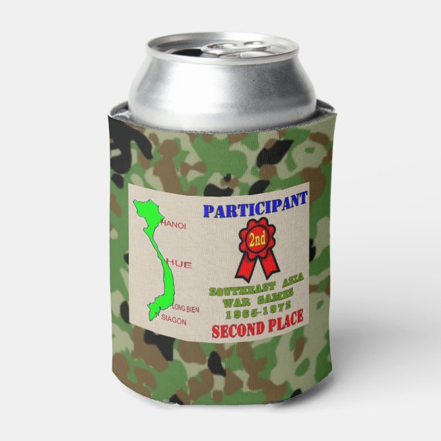 SOUTHEAST ASIA WAR GAMES, 2ND PLACE CAN COOLER (Can Front)