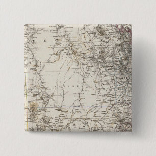 Southeast Australia Map 15 Cm Square Badge