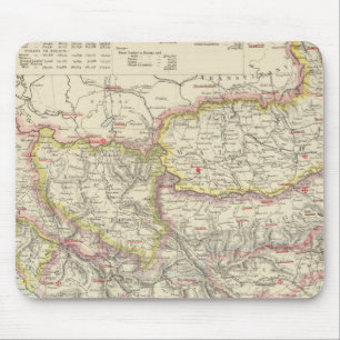 Southeast Europe, Romania, Turkey, Servia Mouse Mat