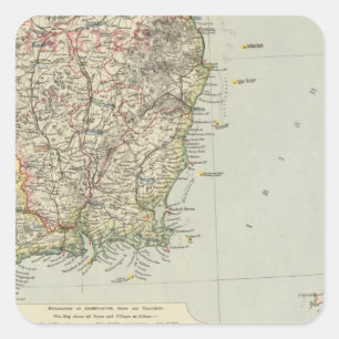 Southeast Ireland Square Sticker