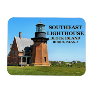 Southeast Lighthouse, Block Island RI Flexi-Magnet Magnet