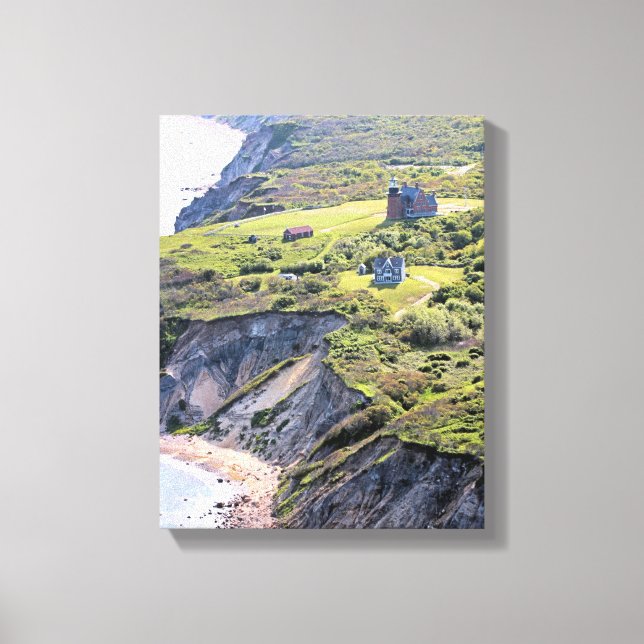 Southeast Lighthouse, Block Island Wrapped Canvas (Front)