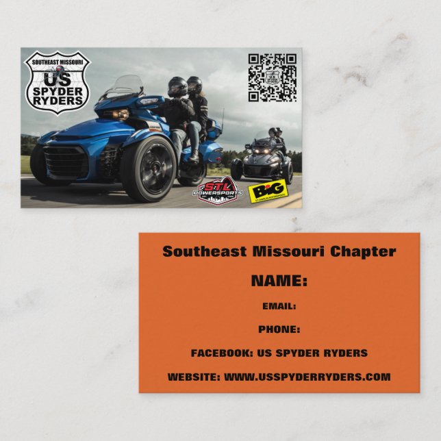 Southeast Missouri Chapter - Business Cards 3 (Front/Back)
