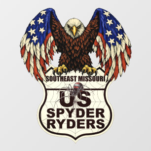 Southeast Missouri Ryders Chapter - Decal Eagle Lo