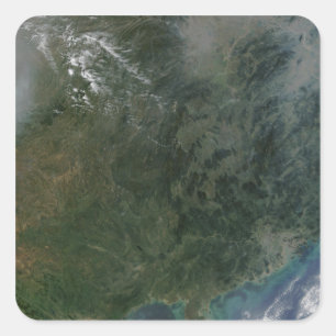 Southeastern China Square Sticker
