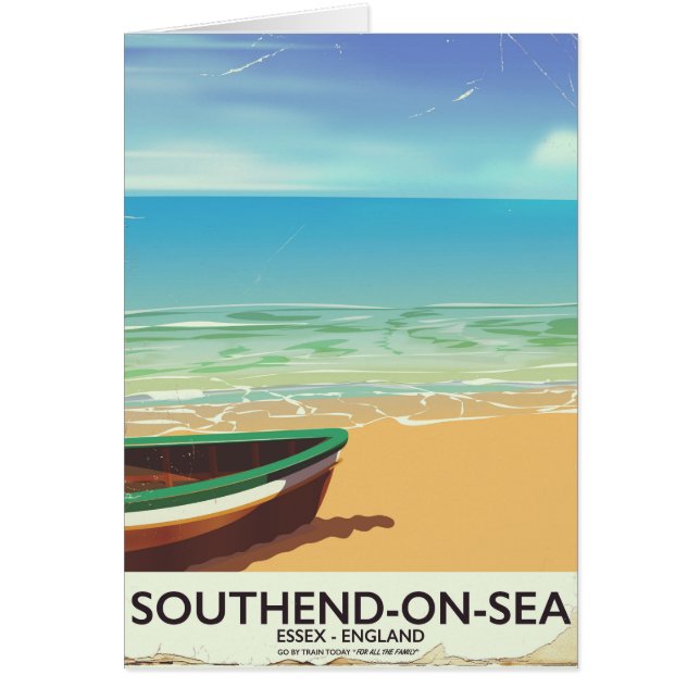 Southend-on-Sea, Essex Vintage travel poster (Front)