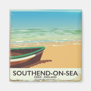 Southend-on-Sea, Essex Vintage travel poster Magnet
