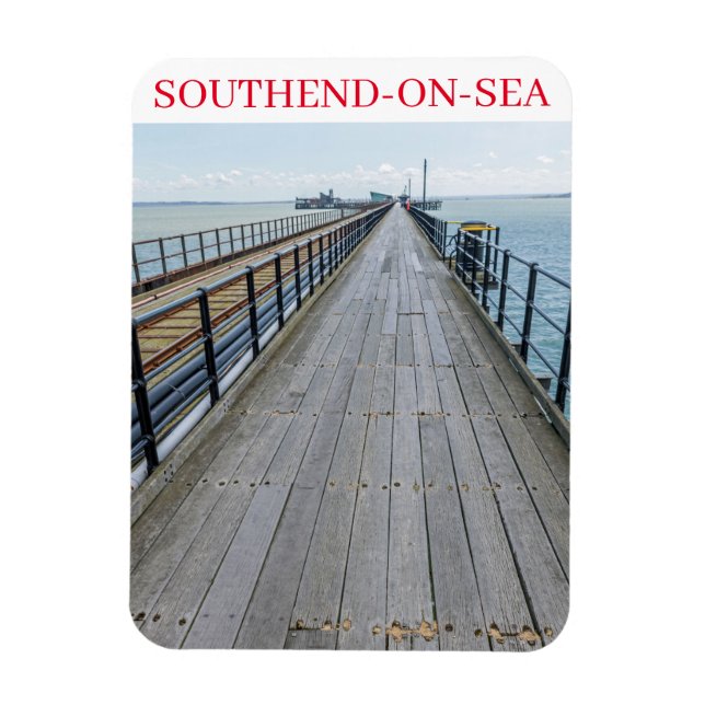 Southend-on-Sea Pier fridge magnet (Vertical)