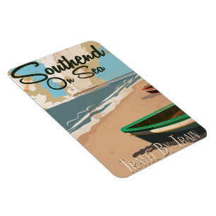 Southend on Sea vintage travel poster Magnet