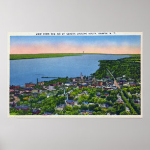 Southern Aerial of the Town Poster