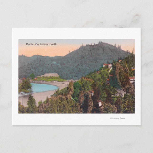 Southern Aerial View from Monte Rio Postcard (Front)