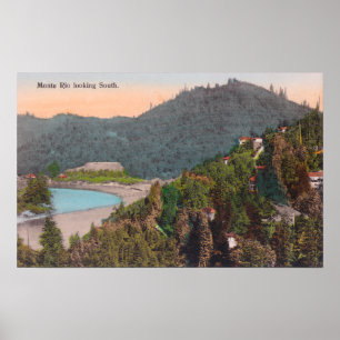 Southern Aerial View from Monte Rio Poster