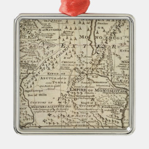 Southern Africa 4 Metal Tree Decoration