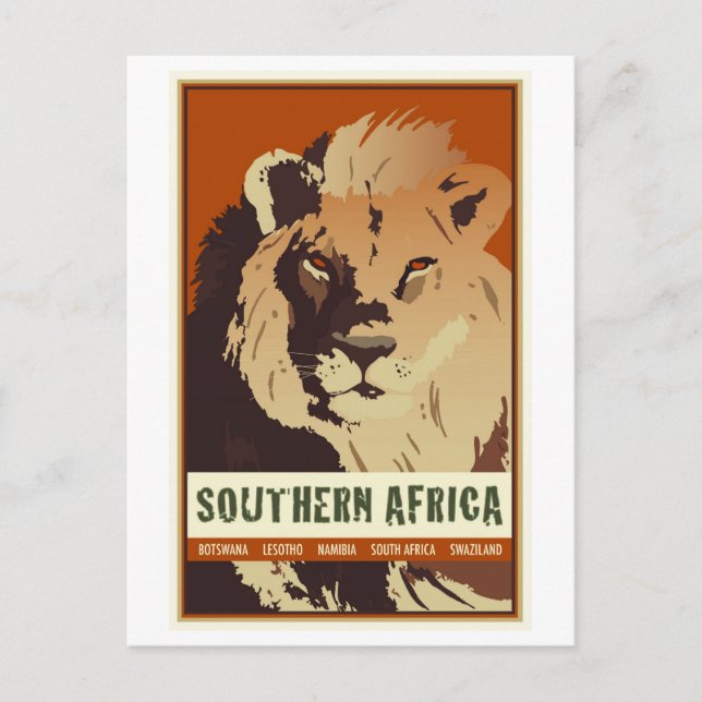 Southern Africa Postcard (Front)