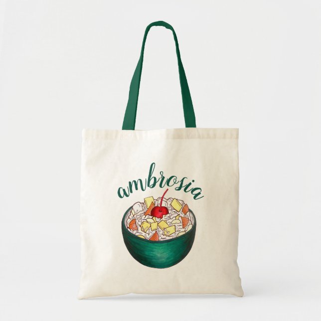 Southern Ambrosia Coconut Marshmallow Fruit Salad Tote Bag (Front)