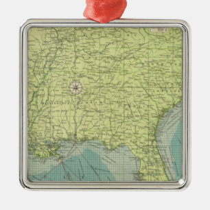 Southern American Atlantic ports Metal Tree Decoration