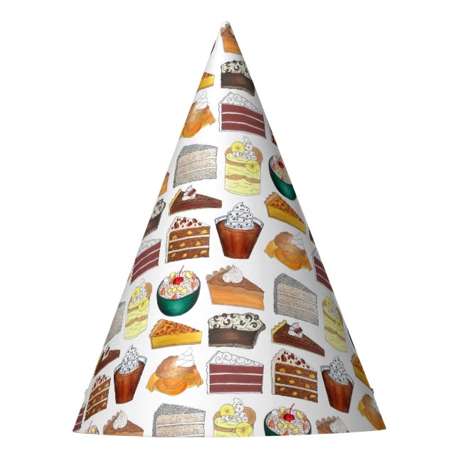 Southern Bakery Food Desserts USA American South Party Hat (Front)