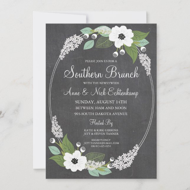 Southern Brunch Invitation (Front)
