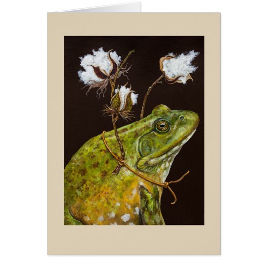 Southern bullfrog card