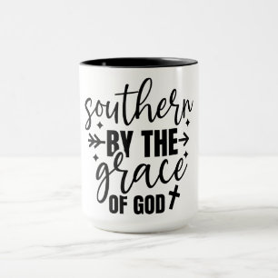Southern By The Grace Of God Mug