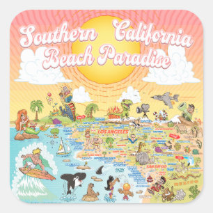 Southern Cal Square Sticker