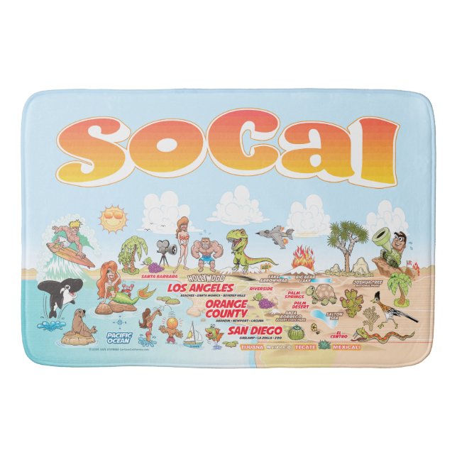 Southern California Bath Mat (Front)