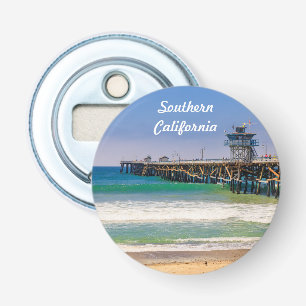 Southern California beach and pier in San Clemente Bottle Opener