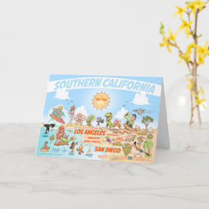 Southern California Beach Paradise Card