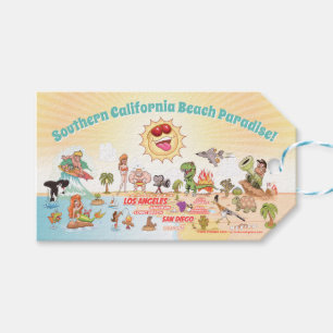 Southern California Beach Paradise Gift Tags