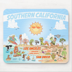 Southern California Beach Paradise Mouse Mat