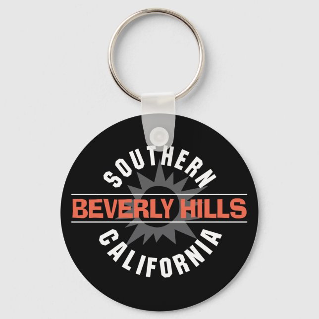 Southern California Beverly Hills Key Ring (Front)