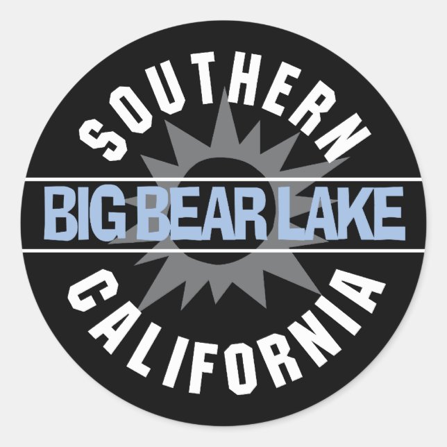 Southern California - Big Bear Lake Classic Round Sticker (Front)