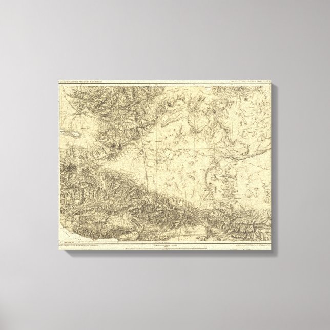 Southern California Canvas Print (Front)