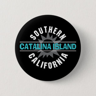 Southern California - Catalina Island 6 Cm Round Badge
