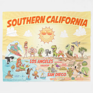 Southern California Fleece Blanket