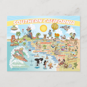 Southern California Invitation Postcard