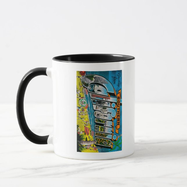 Southern California - Large Letter Scenes Mug (Left)