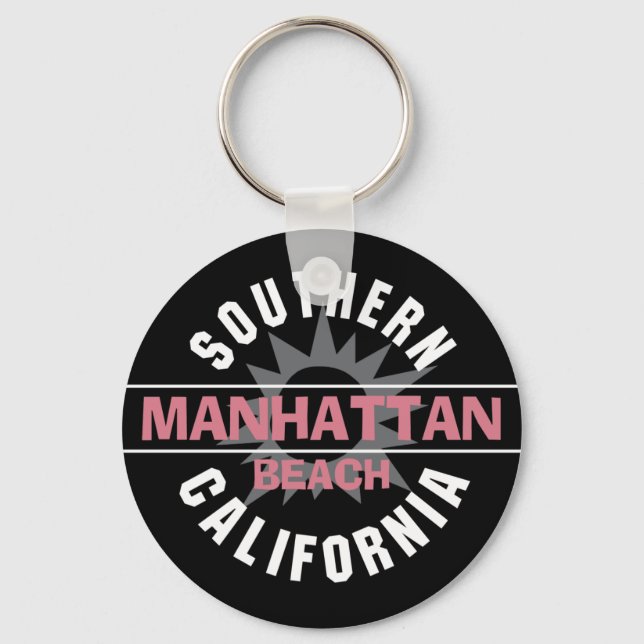 Southern California - Manhattan Beach Key Ring (Front)