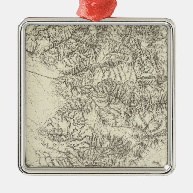 Southern California Metal Tree Decoration (Front)