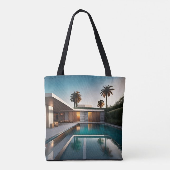 Southern California Mid Century Modern  Tote Bag (Back)