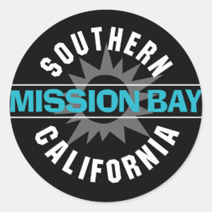 Southern California - Mission Bay Classic Round Sticker